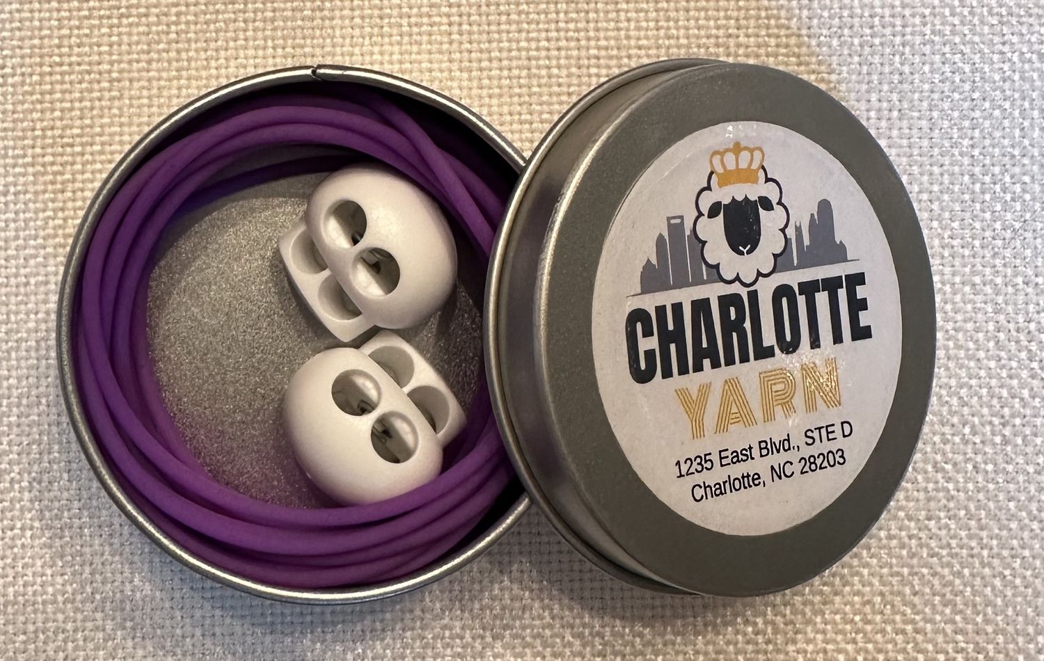 Charlotte Yarn Barber Cords, Color: Purple