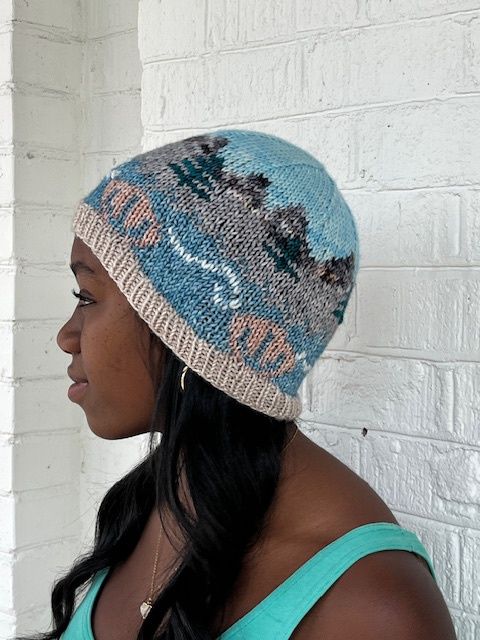 Mountains to the Sea Beanie Pattern