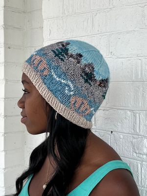 Mountains to the Sea Beanie Pattern