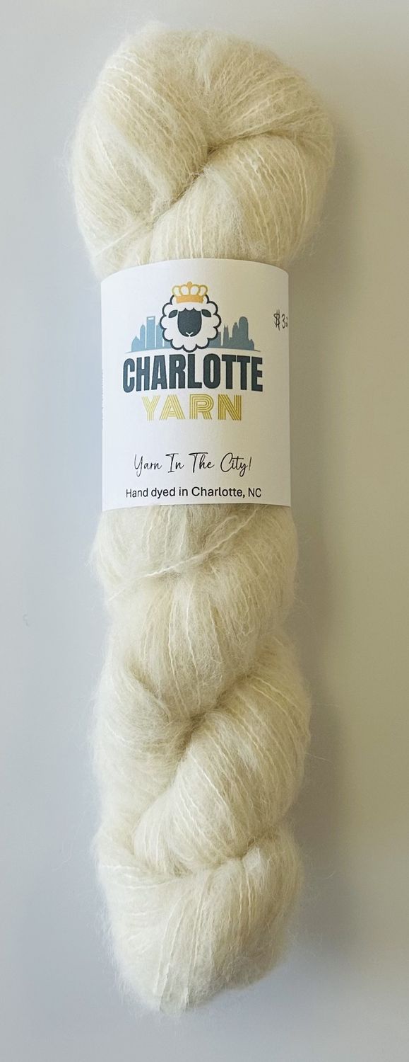 Yarn in the City Suri Silk Cloud, Color: Natural