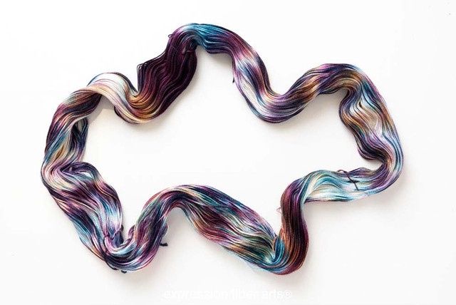 Expression Fiber Arts Oasis Camel Silk Fingering