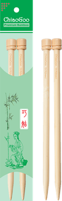 ChiaoGoo 9" Single Point Bamboo needle