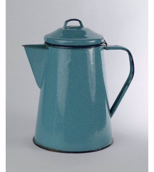 CAFETERA DE PELTRE AZUL 2 LTS