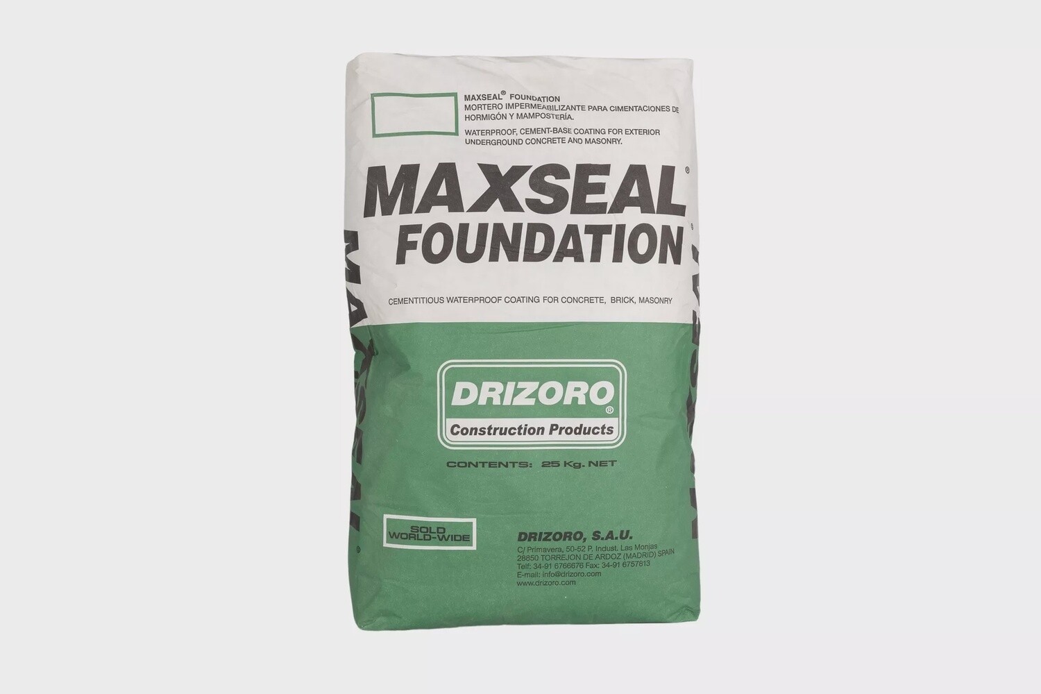 Drizoro Maxseal Foundation 25Kg Grey