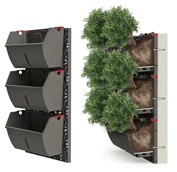 Atlantis Gro-Wall Slim Line Vertical Garden System (6 planter trays)