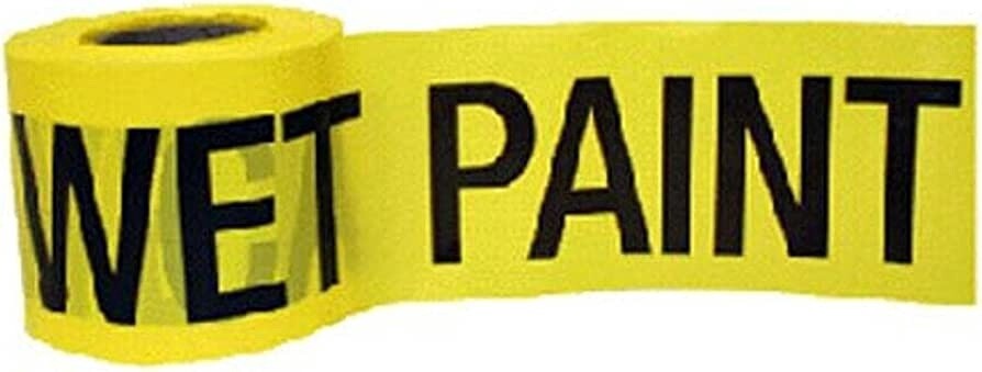 Unipro Wet Paint Banner Tape