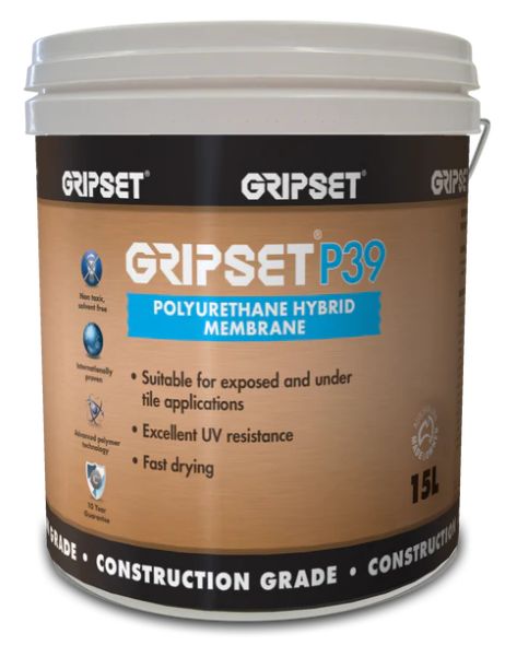 Gripset P39 Polyurethene Hybrid Membrane 15Litre