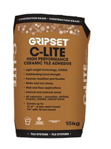 Gripset C-Lite High Performance Ceramic Tile Adhesive 15kg