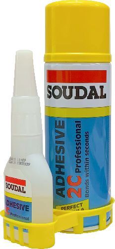 Soudal 2C Adhesive Mitre Kit, Size: 100g + 400mL