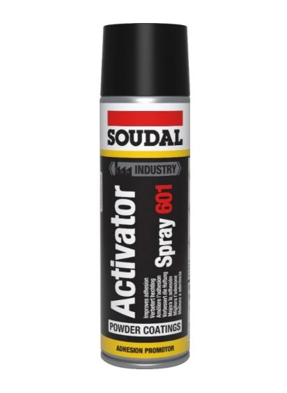 Soudal Activator Spray 601 Non Porous Powder Coatings 500ml
