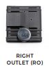 Geofabrics Megaflo Right Angle End outlet Fitting, Size: 300mm