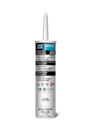Laticrete Latasil Silicone Sealant Cartridge 305ml x 6