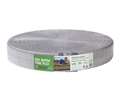 Geofabrics Megaflo 300mm x 40mm Green Socked Slotted Agi Pipe