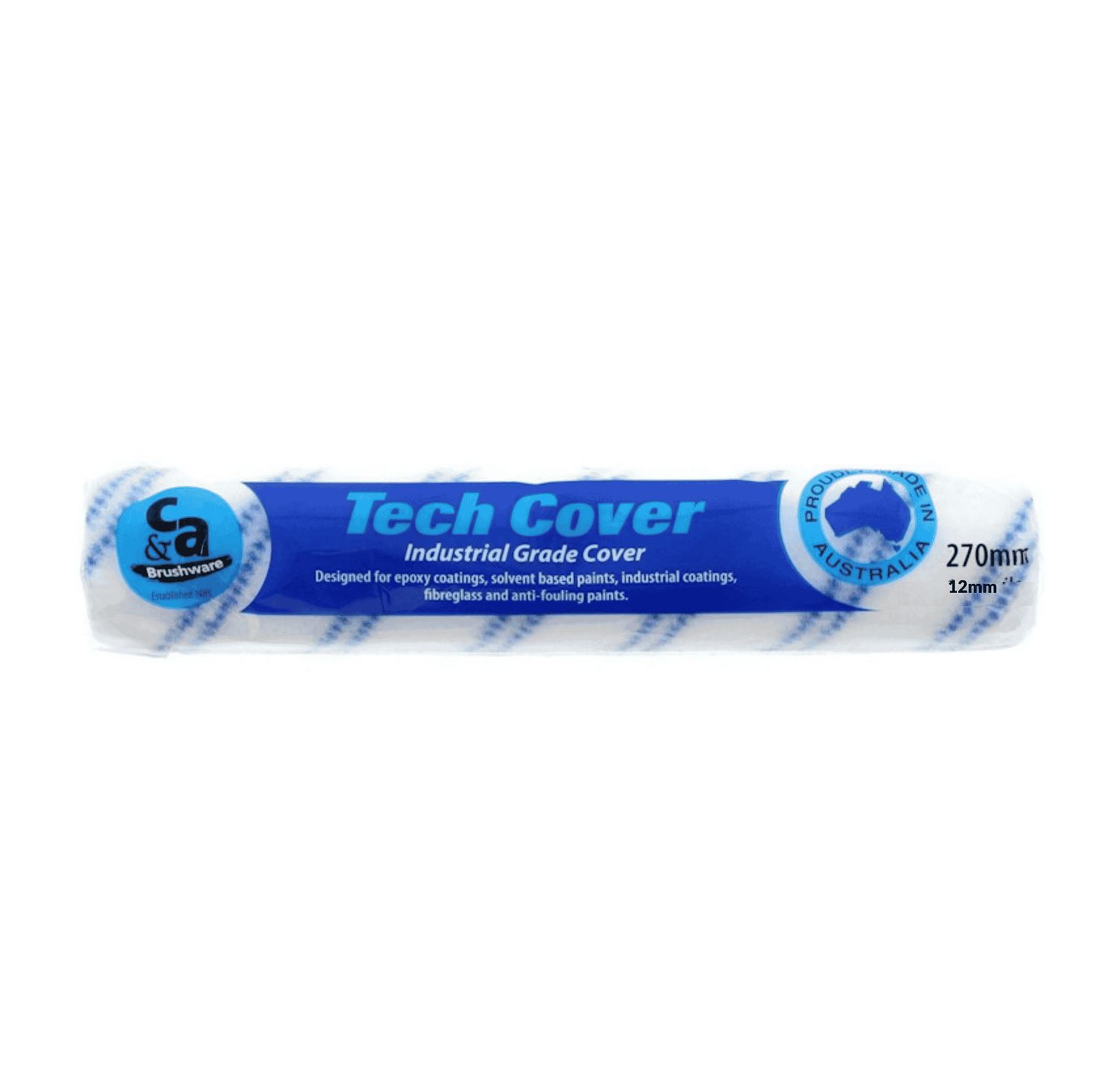 Tech Cover Industrial Roller Sleeve 6mm Pile, Size: 130mm