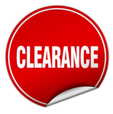 CLEARANCE