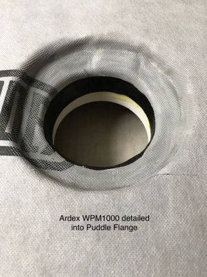 Ardex 100mm Tilerite Chrome on Brass Grate Clamp Waste Outlet