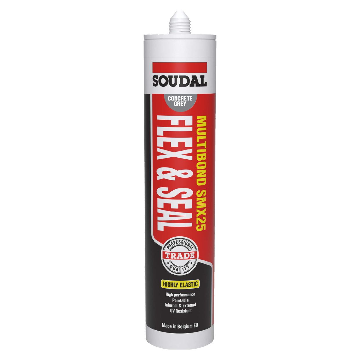 Soudal Multi SMX 25 Flex &amp; Seal Cartridge 290ml, Colour: Grey, Quantity: each