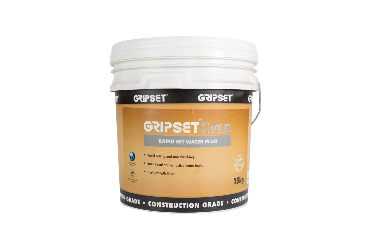 Gripset C Plug - Rapid Set Water Plug, Size: 15Kg