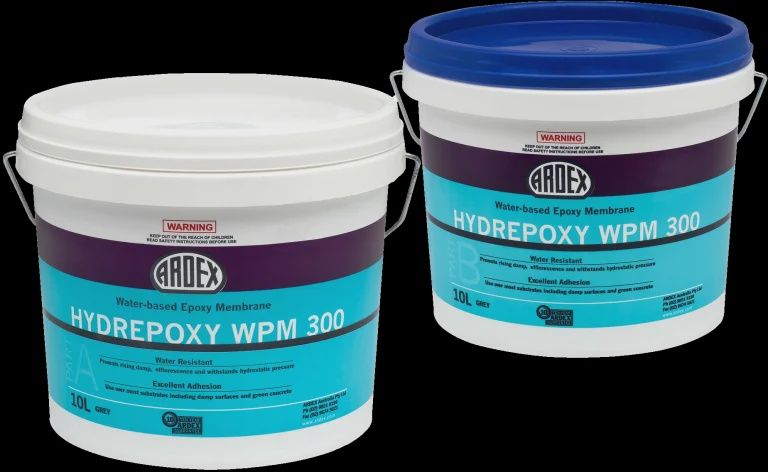Ardex WPM300 WB Epoxy 2 Part Kit, Colour: Grey, Size: 20L Kit