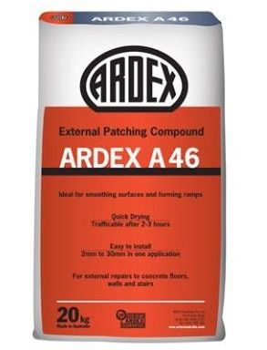 Ardex A46 Rapid Drying Mortar 20kg (No Discount)