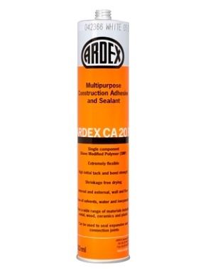 Ardex CA20 P Plus Multi-purpose Construction Adhesive and Sealant 310ml, Colour: Black, Type: Cartridge 310ml