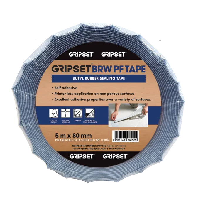 Gripset BRW PF Butyl Rubber Sealing Tape, Quantity: 80mm x 10m