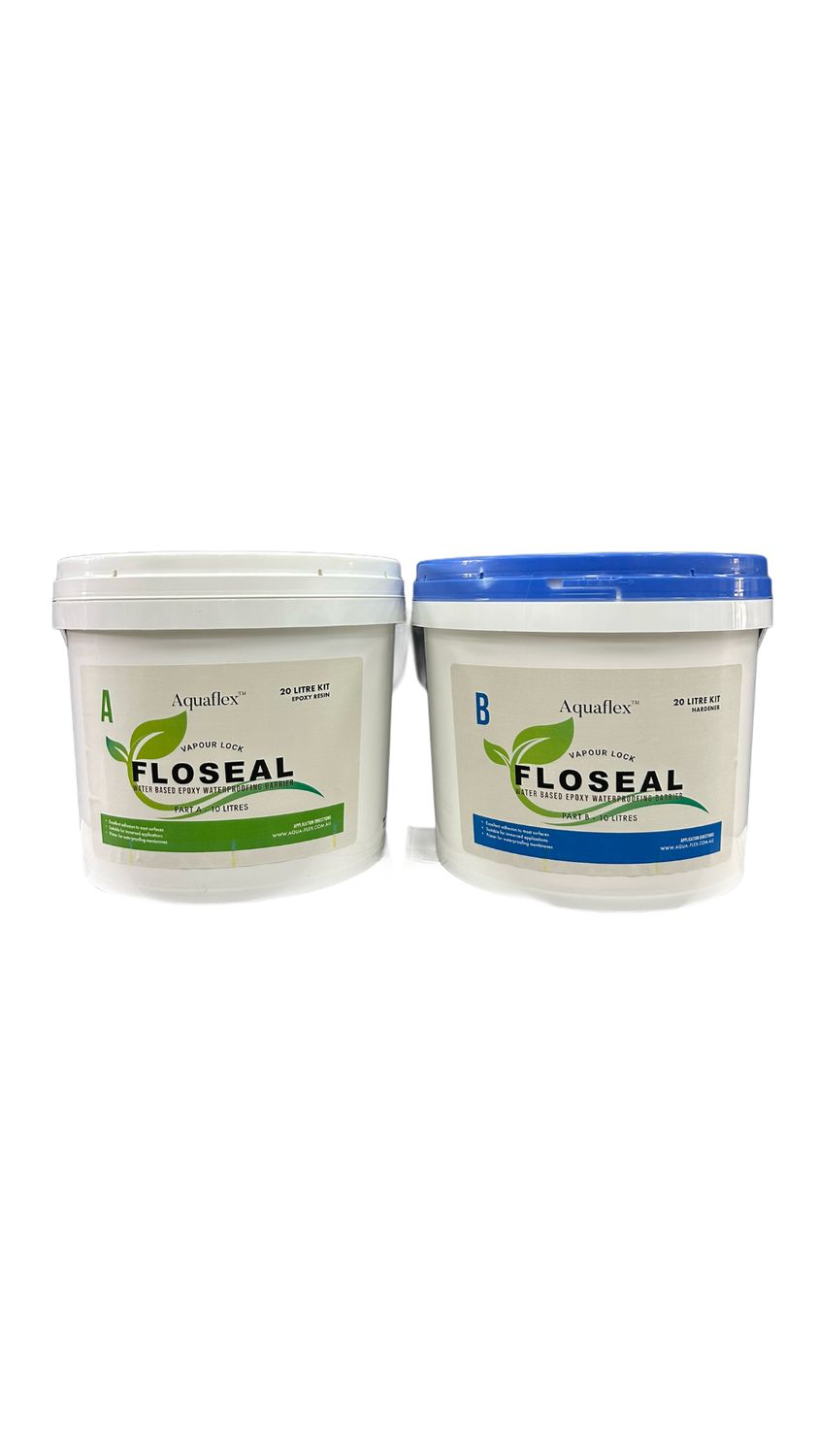 Aquaflex Floseal Vapourlock 2 Part Epoxy Kits, Colour: Grey, Size: 4L Kit