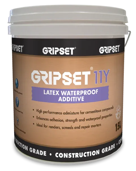 Gripset 11 Y Latex Waterproofing Additive, Size: 15L