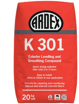 Ardex K 301 Exterior Levelling and Smoothing Compound 20 kg (No Discount)