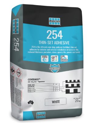 Laticrete 254 Adhesive 20kg, Colour: Off White