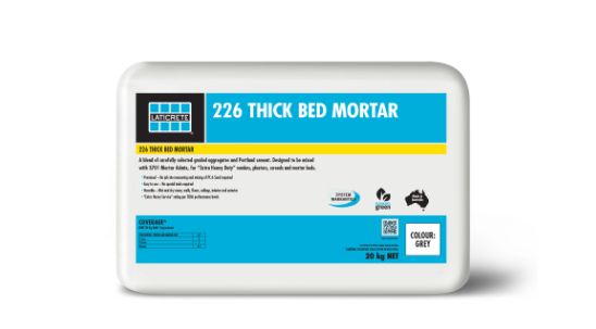 Laticrete 226 Thick Bed Mortar 20kg, Qty: 1-5 units