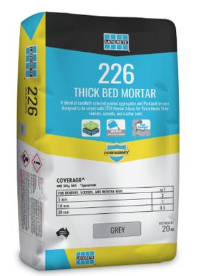 Laticrete 226 Thick Bed Mortar 20kg