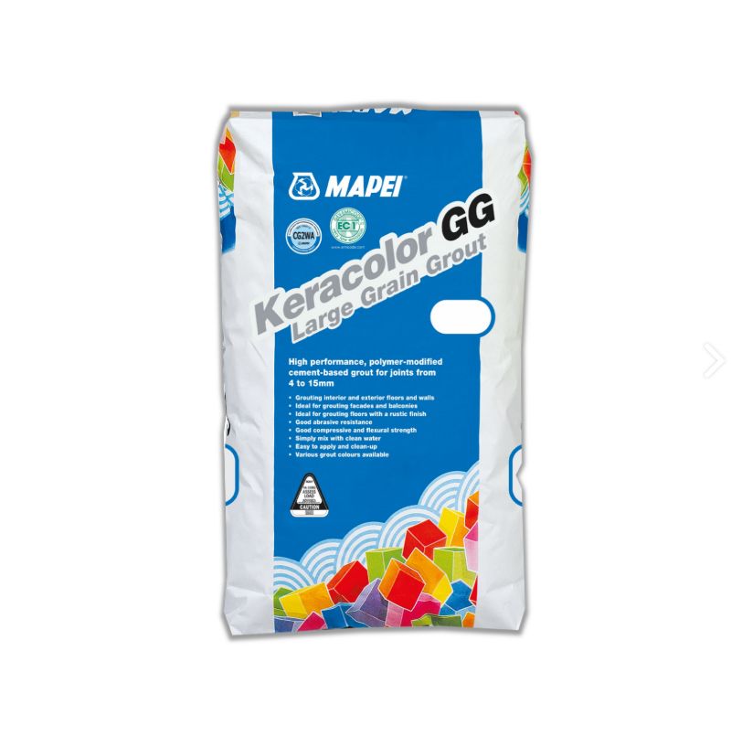 Mapei Keracolor GG Grout 20kg, Colour: 100 White