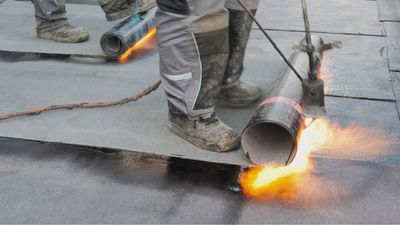 PRE-ORDER : Sika Sikashield P44 MG Fidia 4.5kg Mineral Grey Torch-on 1m x 10m Pallet x 25 rolls