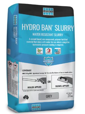 PRE-ORDER: Laticrete Hydro Ban Slurry 20kg Pallet 56 units ($110.00 each)