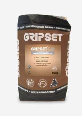 PRE-ORDER: Gripset C1P Cementitious Membrane 15kg Pallet 64 units ($125.00 each)