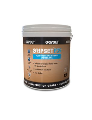 PRE-ORDER Gripset P39 PU Hybrid Membrane 15L Pallet x 48 units