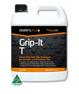 Sealers Plus Grip-It T Anti Slip Treatment for Ceramic and Porcelain Tiles, Size: 1L
