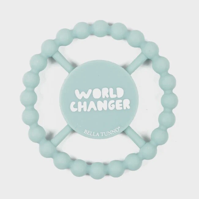 Bella Tunno Happy Teether  - World Changer, Colour: Light Teal