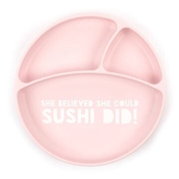 Bella Tunno Wonder Plate - She Believed She Could, SUSHI Did, Colour: Light Pink
