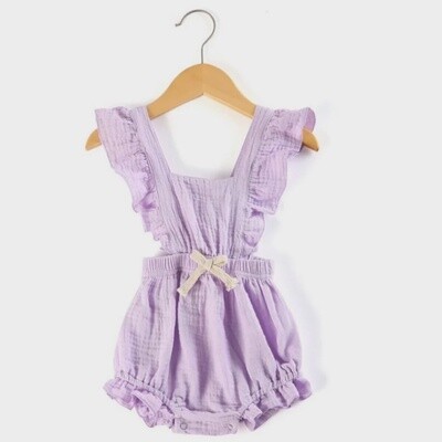 Tiny Trendsetter Linen Romperalls