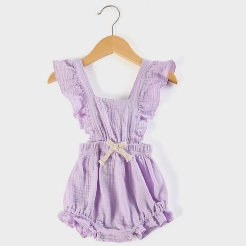 Tiny Trendsetter Linen Romperalls