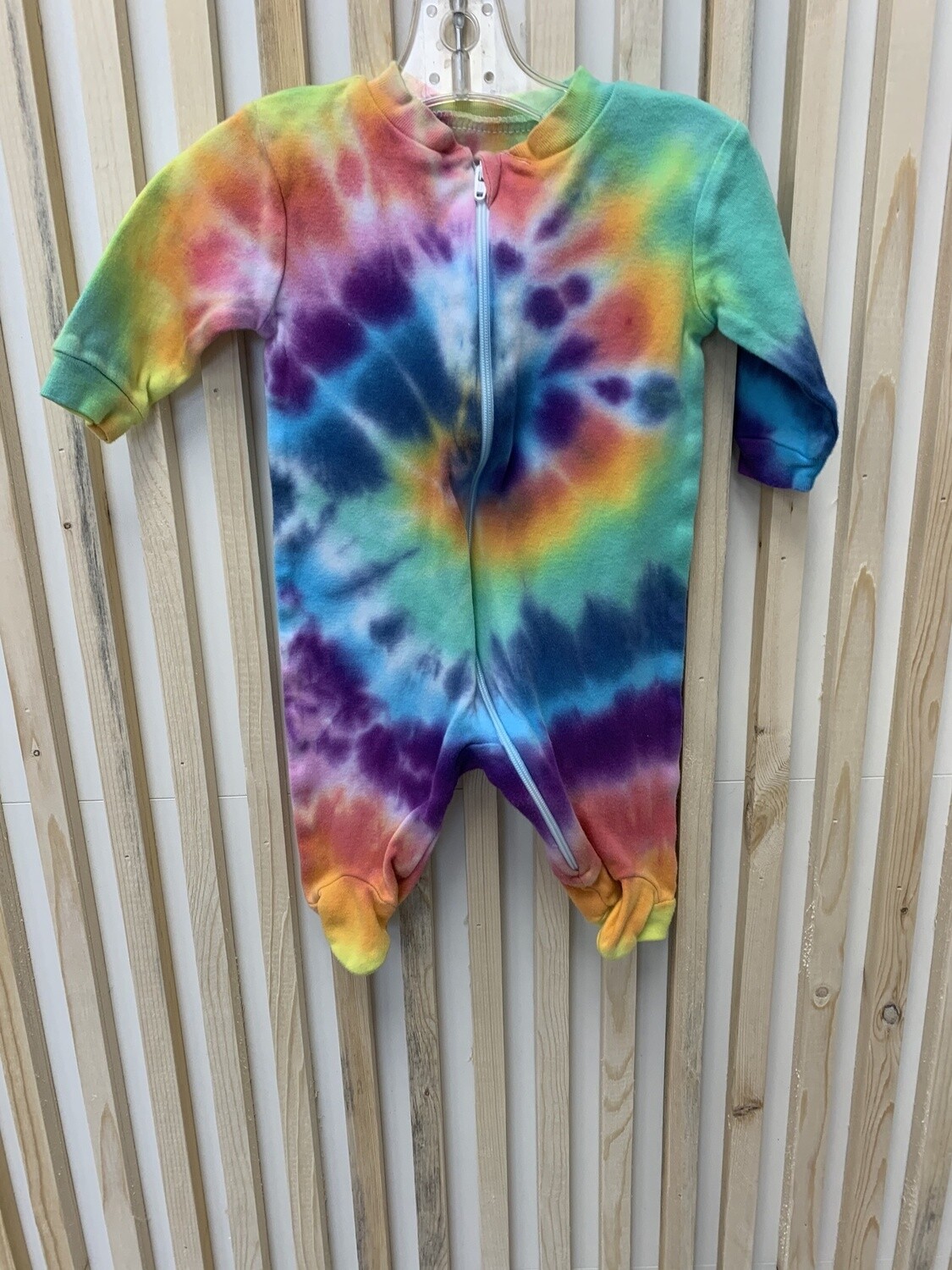 Tie-Dye Sleepers, Colour: Rainbow Swirl, Size: Premie