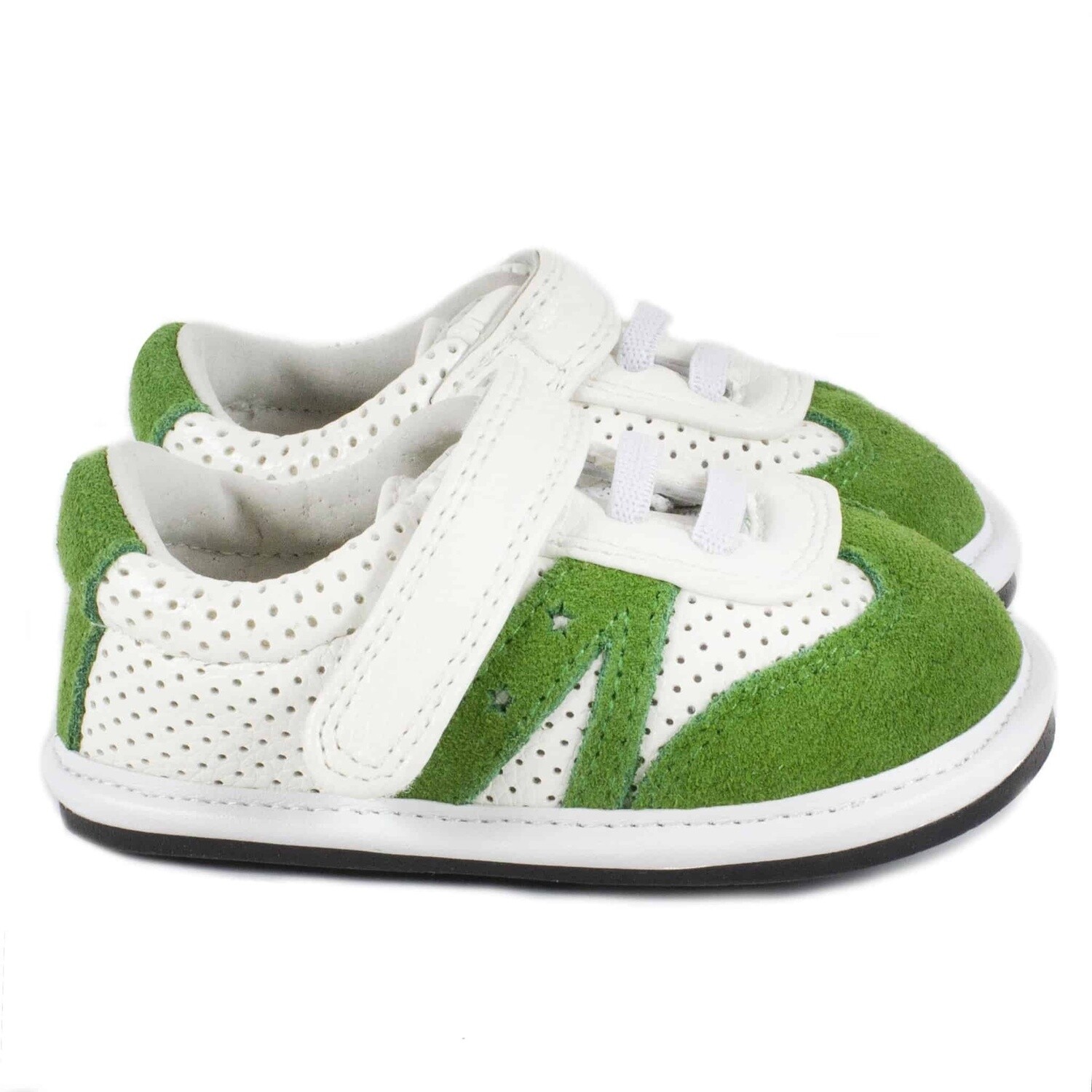Jack &amp; Lily - My Shoes, Name &amp; Colour: Kelly - White &amp; Green, Size: 18-24 Months (6-7)