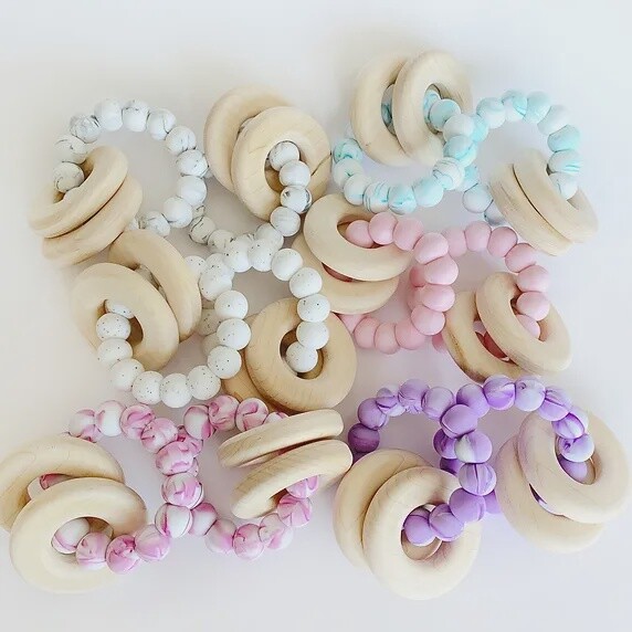 Pebble to Peak - Ring Teethers