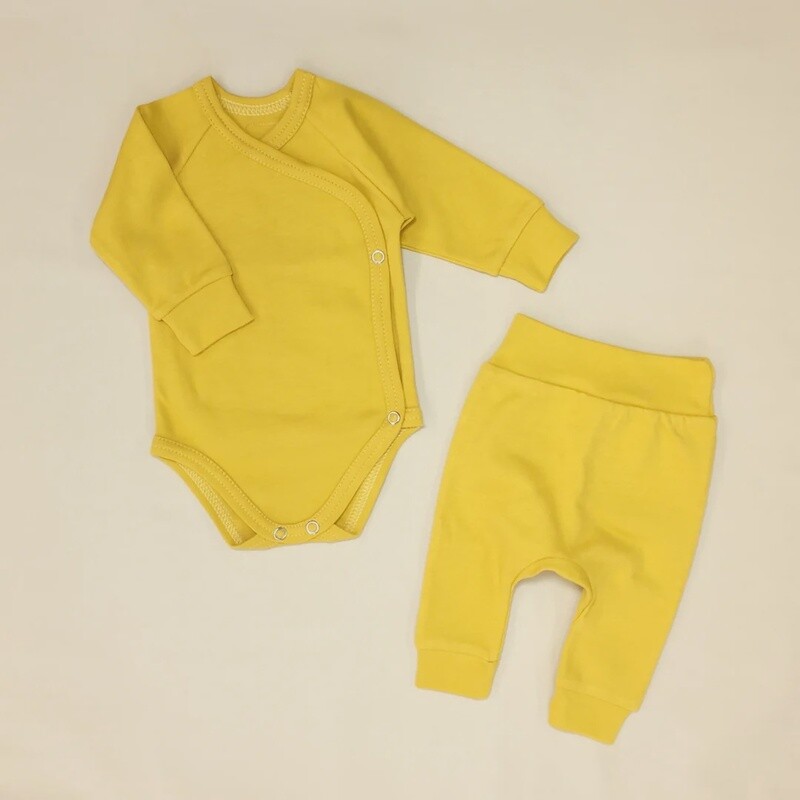 Itty Bitty Baby - Onesie &amp; Pants, Colour: Yellow, Size: 1 Month - 5-8lbs