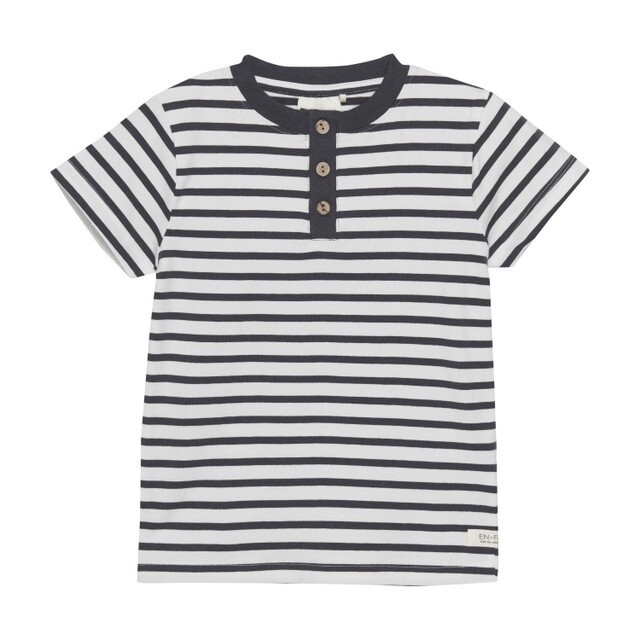 En Fant - Henley Striped T-Shirt