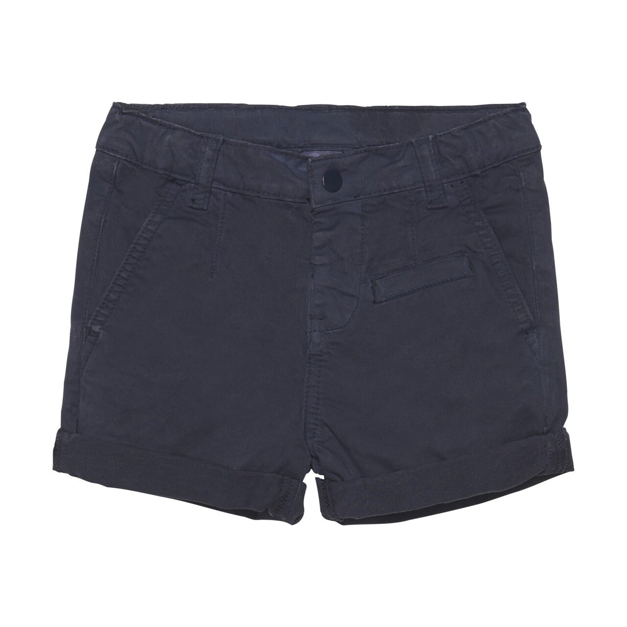En Fant - Twill Stretch Shorts, Colour: Navy, Size: 2Y