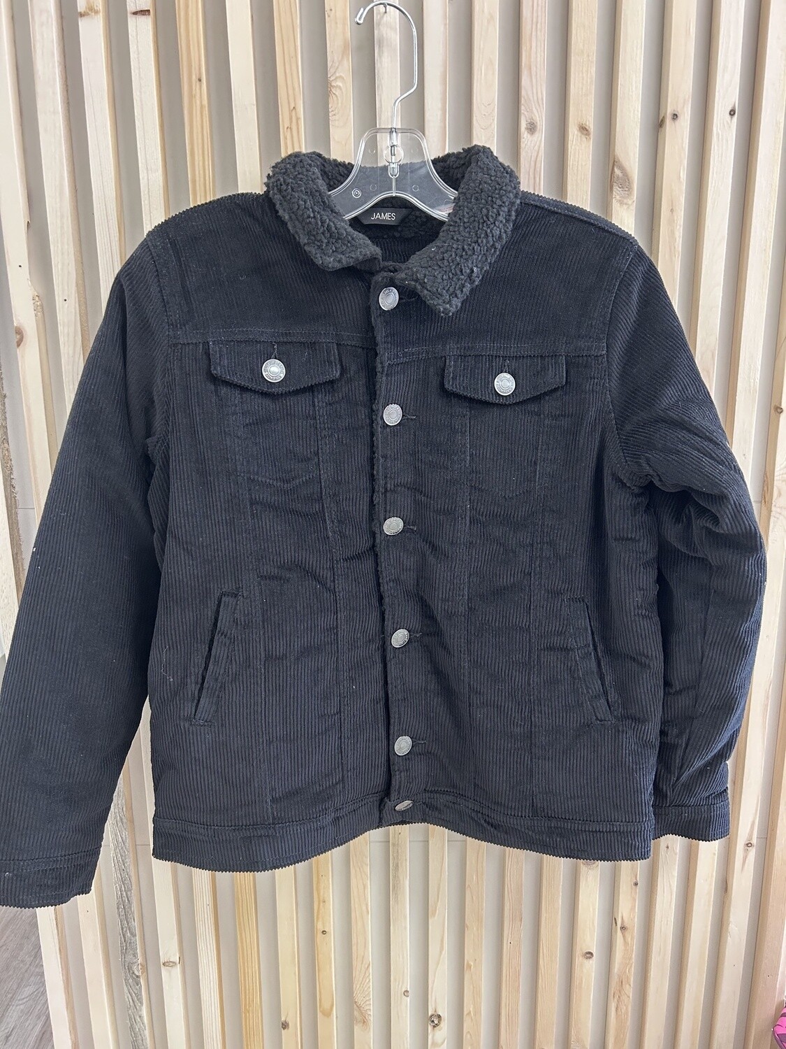 Silver Jeans - Cordouroy Jacket, Colour: Black, Size: 6