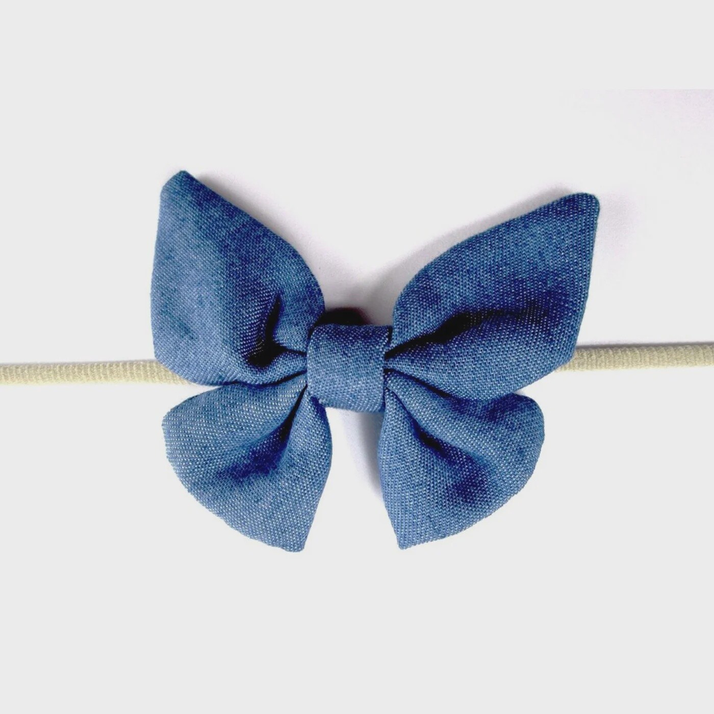 Baby Wisp - Butterfly Denim Bow